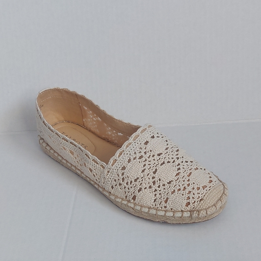 Talbots Women's‎ Flats Cream  Size 7.5 M